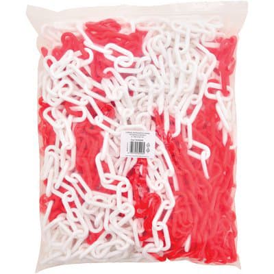 Catena Segnaletica Hand Plt Bianco Rosso D.mm 8 25 m - 2
