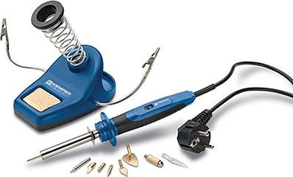 Pirografo Saldatore Punta Dritta Kit 1500 Kemper Volt 230 Watt 20 a 40 - 2