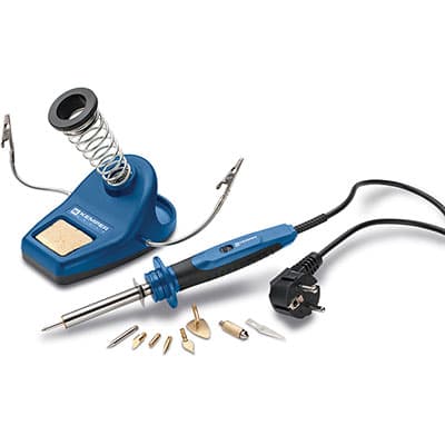 Pirografo Saldatore Punta Dritta Kit 1500 Kemper Volt 230 Watt 20 a 40 - 2
