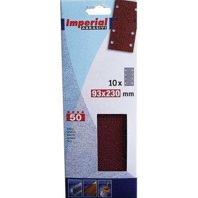 Carta Abrasiva a Fogli Bosch Imperial Grana 120 93 x 230 mm 10 Pezzi - 2