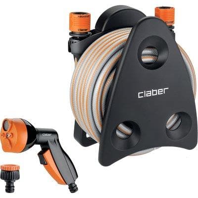 Avvolgitubo Irrigazione Miniset Balcony Claber Tubo ½ 10 m con Raccordi - 2
