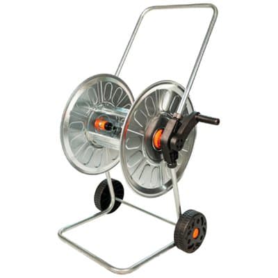 Avvolgitubo Irrigazione Carrellato Agrati Acciaio Zincato Ruote Plt 6220639 - 2