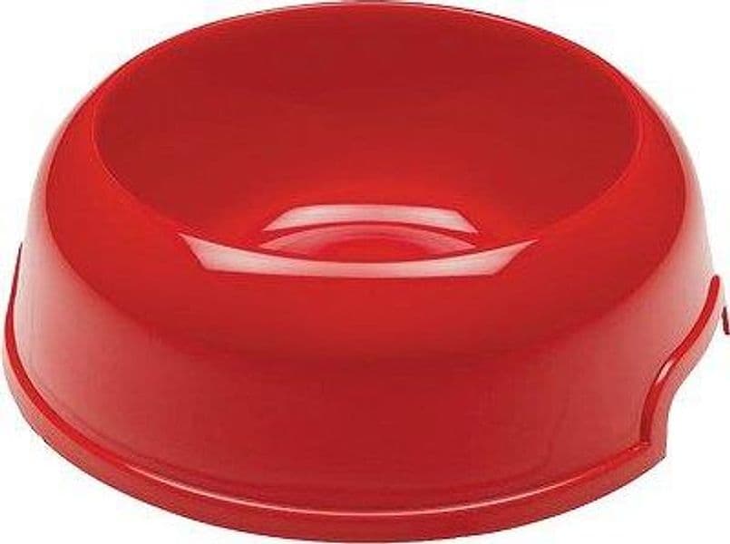 Set 3 Ciotole per Cani e Gatti in Plastica 2 Litri Ø 29 cm con Bordo - 2