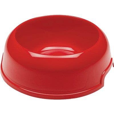 Set 3 Ciotole per Cani e Gatti in Plastica 2 Litri Ø 29 cm con Bordo - 2