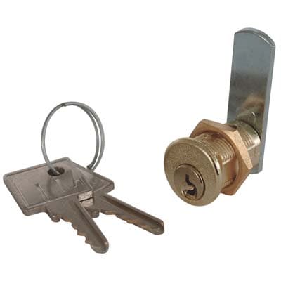 Serratura a Cilindro Leva Dritta 21 Meroni 16 mm 2 Pezzi - 2