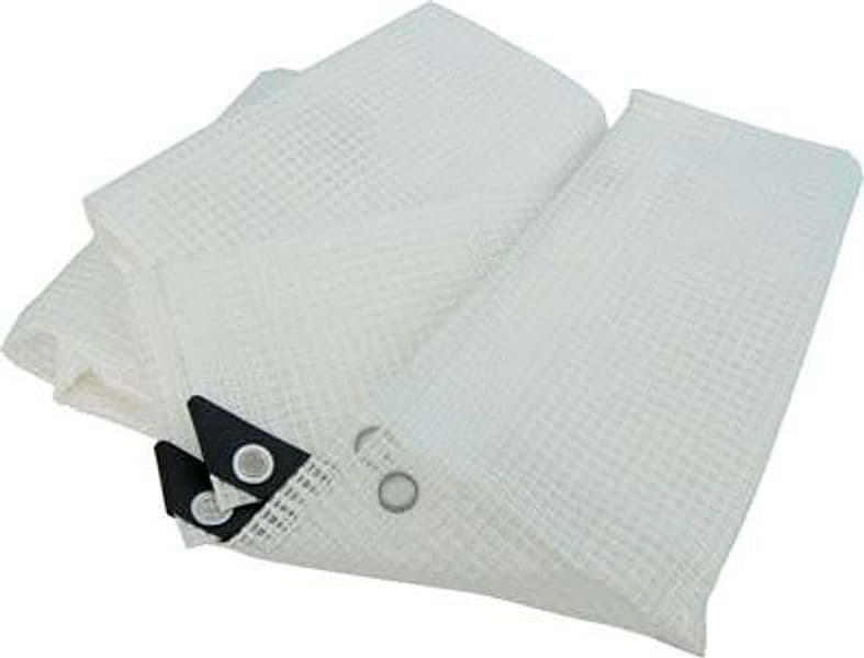 Telone Occhiellato Leno Kristal Hand Trasparente 160 g m² Mt 3X5 - 2