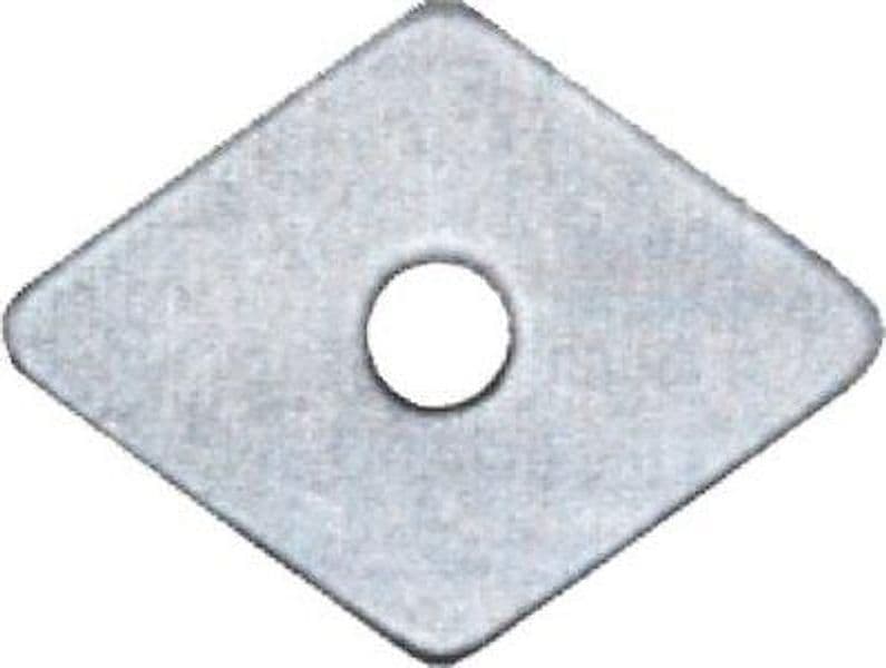 Rondella Tirafondo Romboidale Ppl Foro 27 x 27 mm 6 mm 100 Pezzi – Friulsider