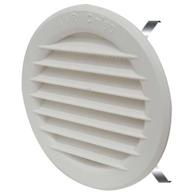 Bocchetta Aerazione Polistirene Tonda con Molle 80 a 120 mm 2 Pezzi - 2