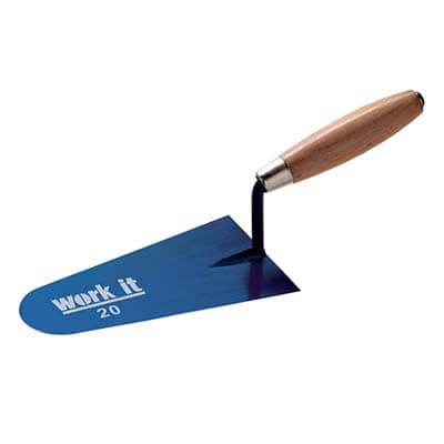 Cazzuola Punta Tonda Work It Ausonia M.legno 16 cm 6 Pezzi - 2