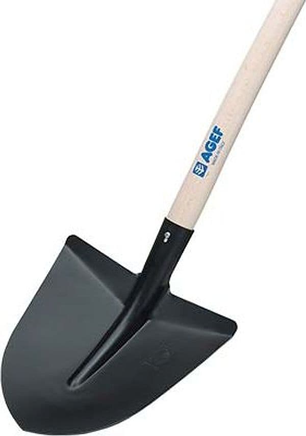 Badile a Punta con Spalla con M.legno Titan Agef Acciaio Temprato Faggio Cm