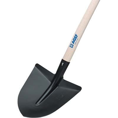 Badile a Punta con Spalla con M.legno Titan Agef Acciaio Temprato Faggio Cm - 2