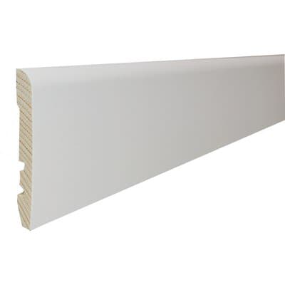 Battiscopa Liscio Pircher Abete Bianco 10 x 70 mm H 2250 mm 10 Pezzi - 2