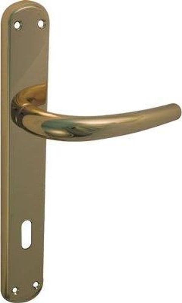 Maniglia Torino Ottone Foro Patent Zama Ottone Lucido Q8 Int 70 mm 2 Pezzi - 2