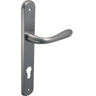 Maniglia Goccia Cromo Placca Foro Sagomato Q8 Int 90 mm 2 Pezzi - 2