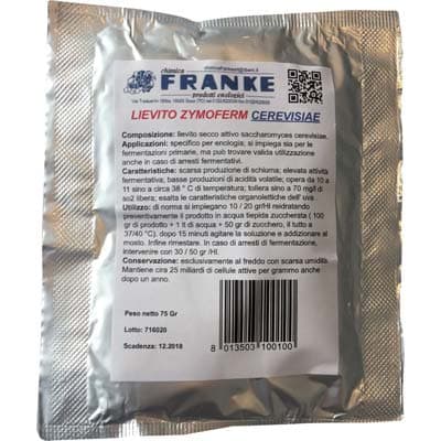 Lievito Enologico Zymoferm Cerevisiae Franke 75 g 5 Pezzi - 2