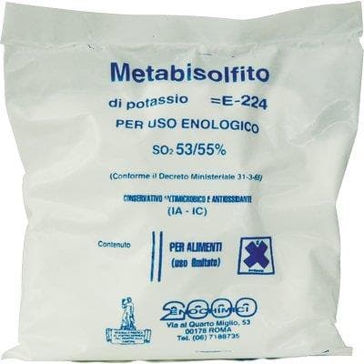 Metabisolfito Potassico Enologico E224 100 g 10 Pezzi - 2
