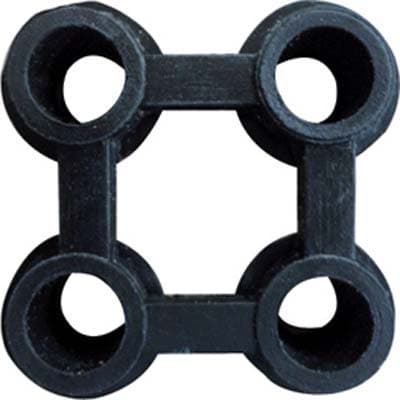 Giunzione per Zerbino Gomma Nido Ape Compos Nero 10 Pezzi - 2
