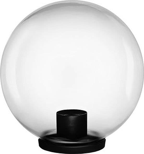 Lampione Globo Trasparente Max Watt 100 E27 230 V 30 cm 2 Pezzi - 2