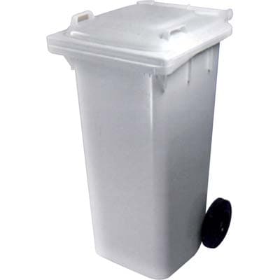 Bidone Immondizia Green 120 con Ruote Ics Bianco Lt 120 cm 55X50 H.cm 94 - 2