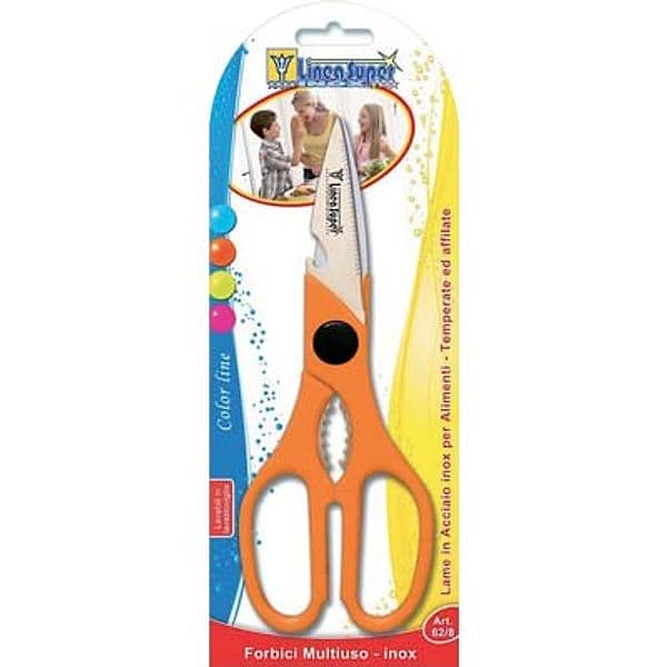 Forbice Cucina Multiuso Super De Luca Acciaio Plt 8,5 22 cm 6 Pezzi – Deluca