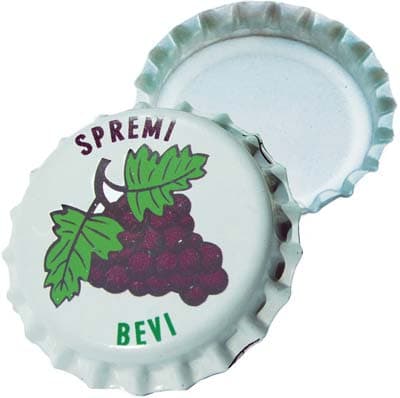 Tappo Corona Smaltato Vino 80XPZ 100 26 mm - 2