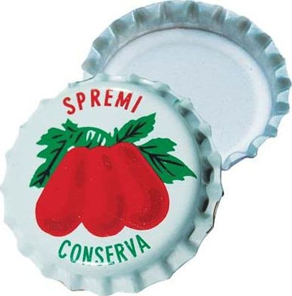 Tappo Corona Smaltato Pomodoro 80XPZ 100 26 mm - 2