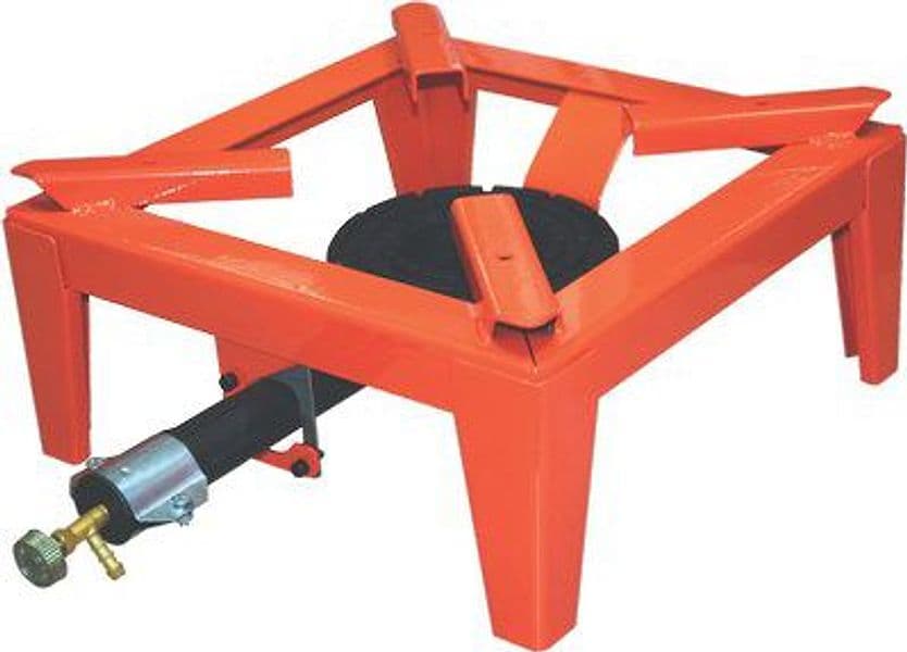 Fornellone Quadro Pesante Bruciatore Ghisa 40 x 40 cm 2 Pezzi - 2