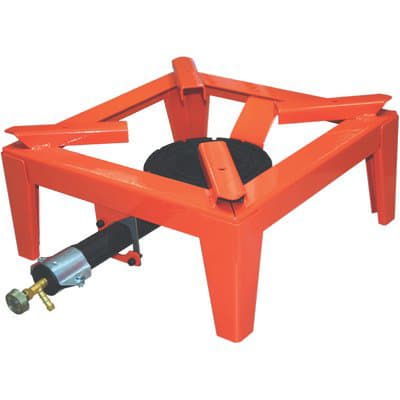 Fornellone Quadro Pesante Bruciatore Ghisa 40 x 40 cm 2 Pezzi - 2