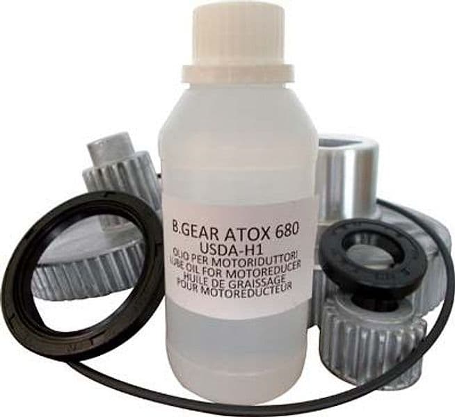 Kit Ricambio Motoriduttore 1004 Reber Olio con Paraolio Int Est con Guarn - 2
