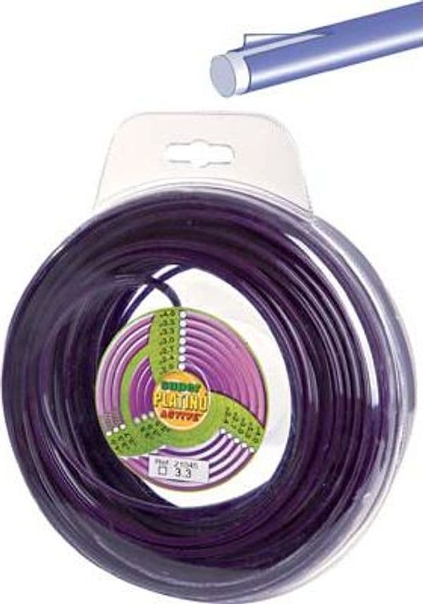 Filo per Decespugliatore Platino T300 Tondo Active 15 m 3 mm 2 Pezzi - 2