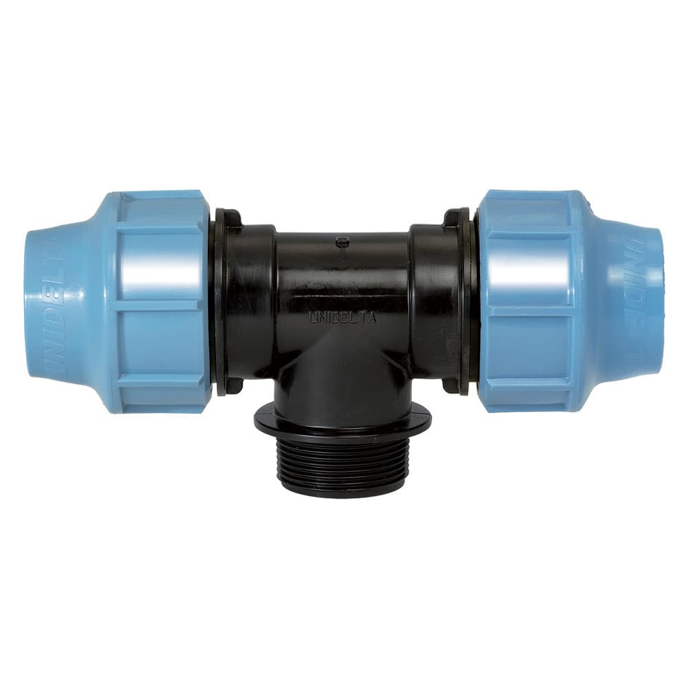Ti a 90° Derivazione Maschio Ee ? 16 x ½ Unidelta 5 Pezzi - 2