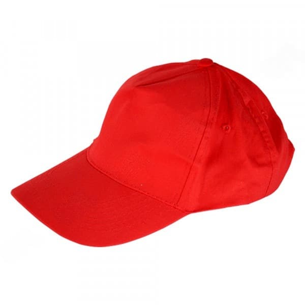 Berretto con Chiusura Regolabile Col. Rosso 6 Pezzi - 2