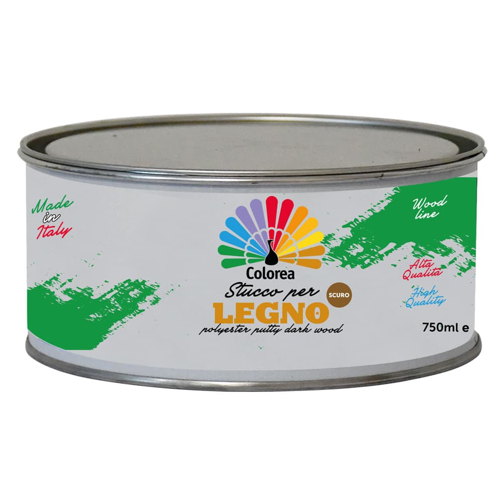 Stucco per Colorea Legno Scuro 750 ml