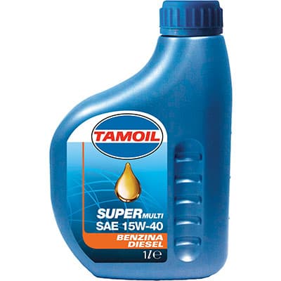 Olio 4T Minerale 15W40 Supermulti Tamoil Sae 15W40 1 L 12 Pezzi - 2