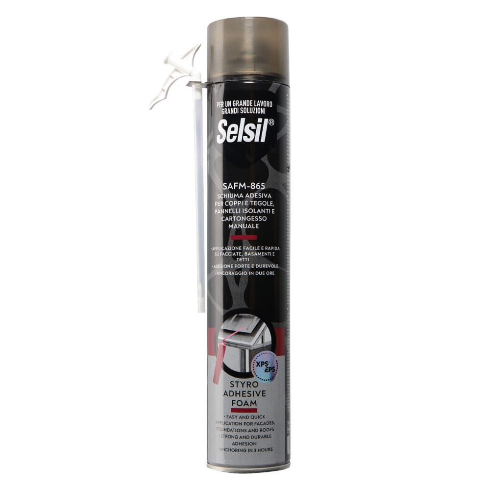 Schiuma Poliuretanica Tegole Coppi Manuale Selsil Safm Sagm 12 Pezzi 750 ml - 2