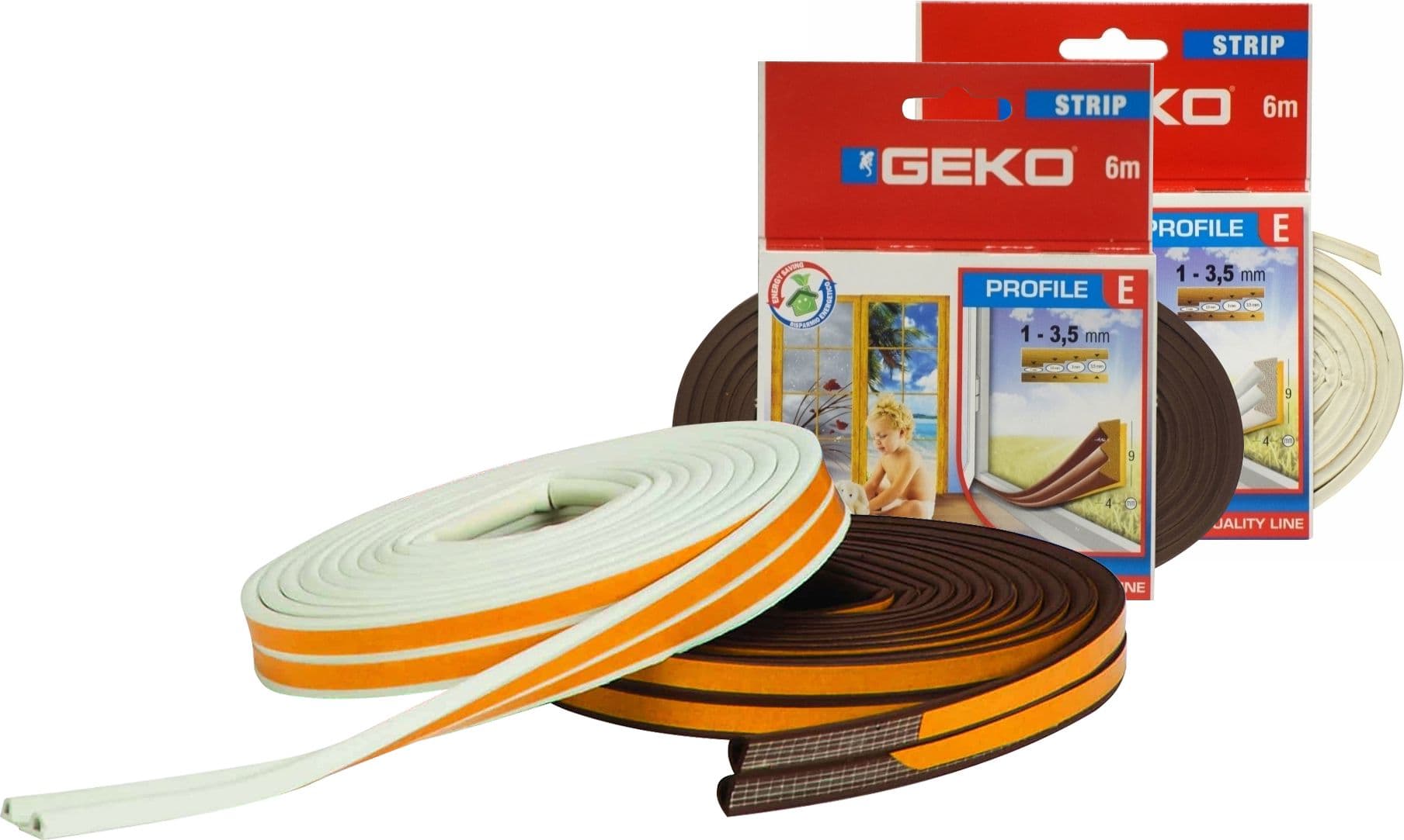 Parafreddo in Gomma Geko M 6 Profilo P Marrone - 2