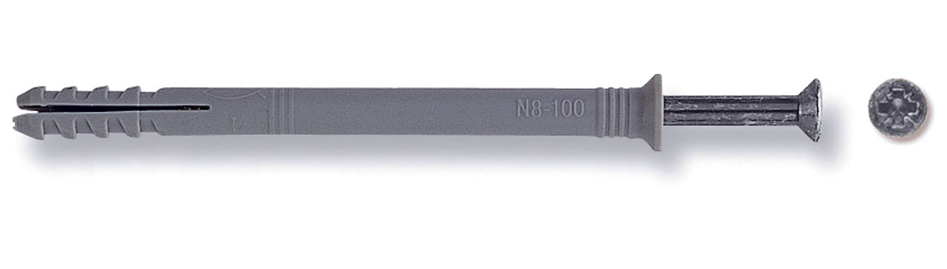 Tassello N 6 60 100 Pezzi. Lunghezza Mm 60 Fischer - 2