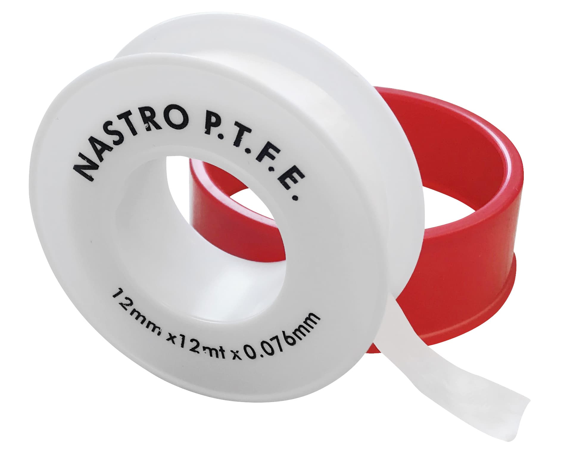 Nastro Teflon ½X12 M Spessore Mm 0 076 10 Pezzi - 2