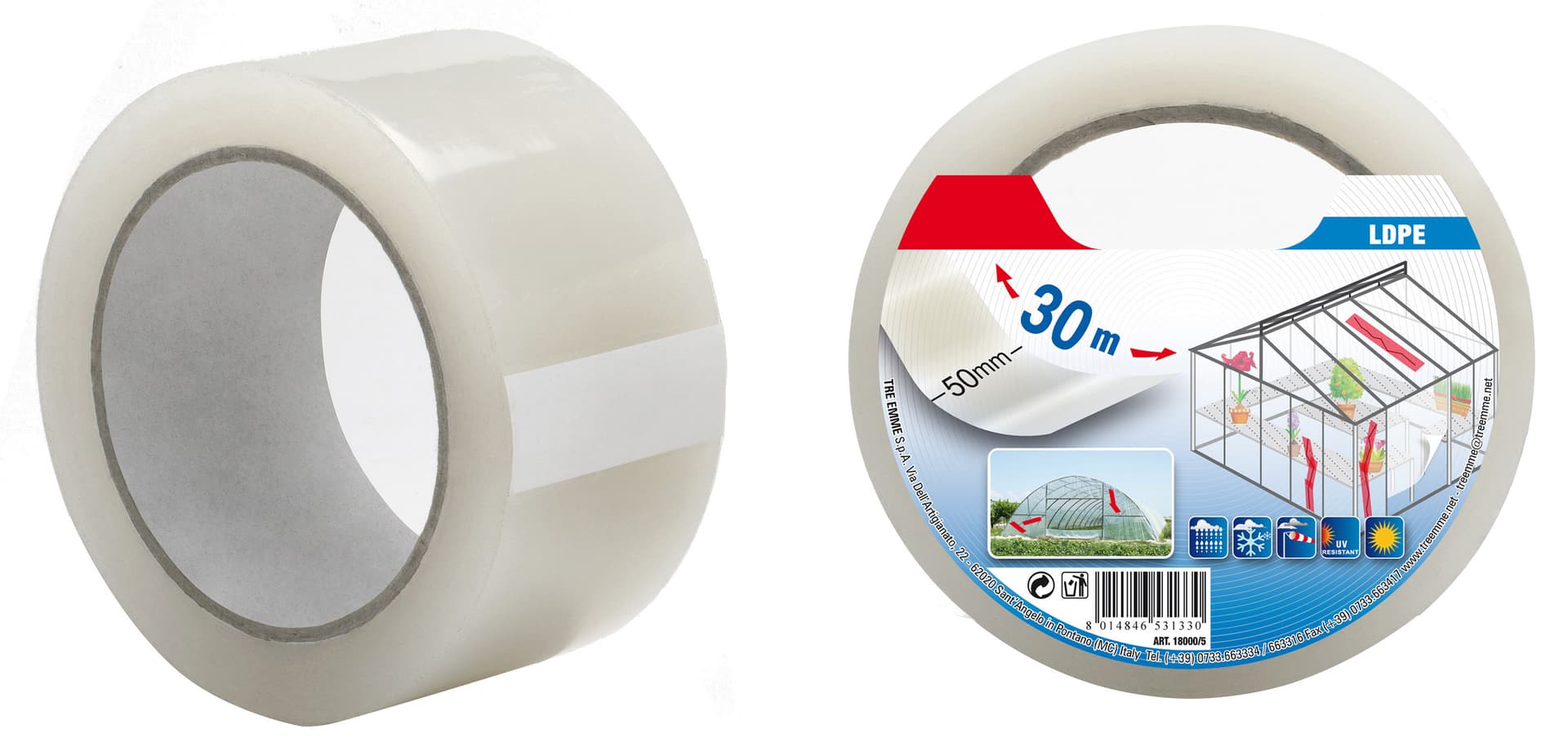 Nastro Adesivo per Serre Mm 50 x 30 M - 2