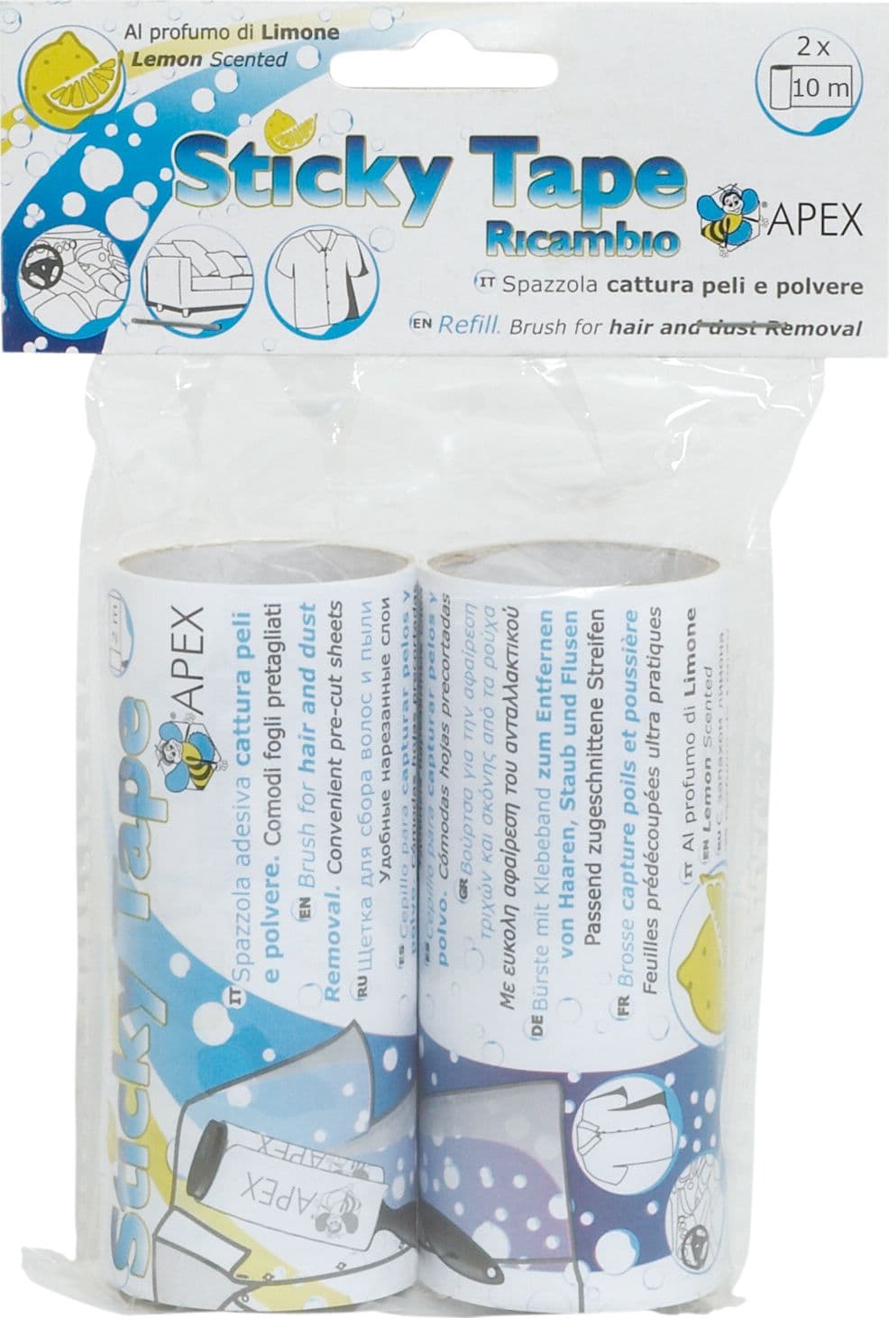Nastro di Ricambio per Spazzola Sticky Tape 2 Pezzi M 10 – Autres
