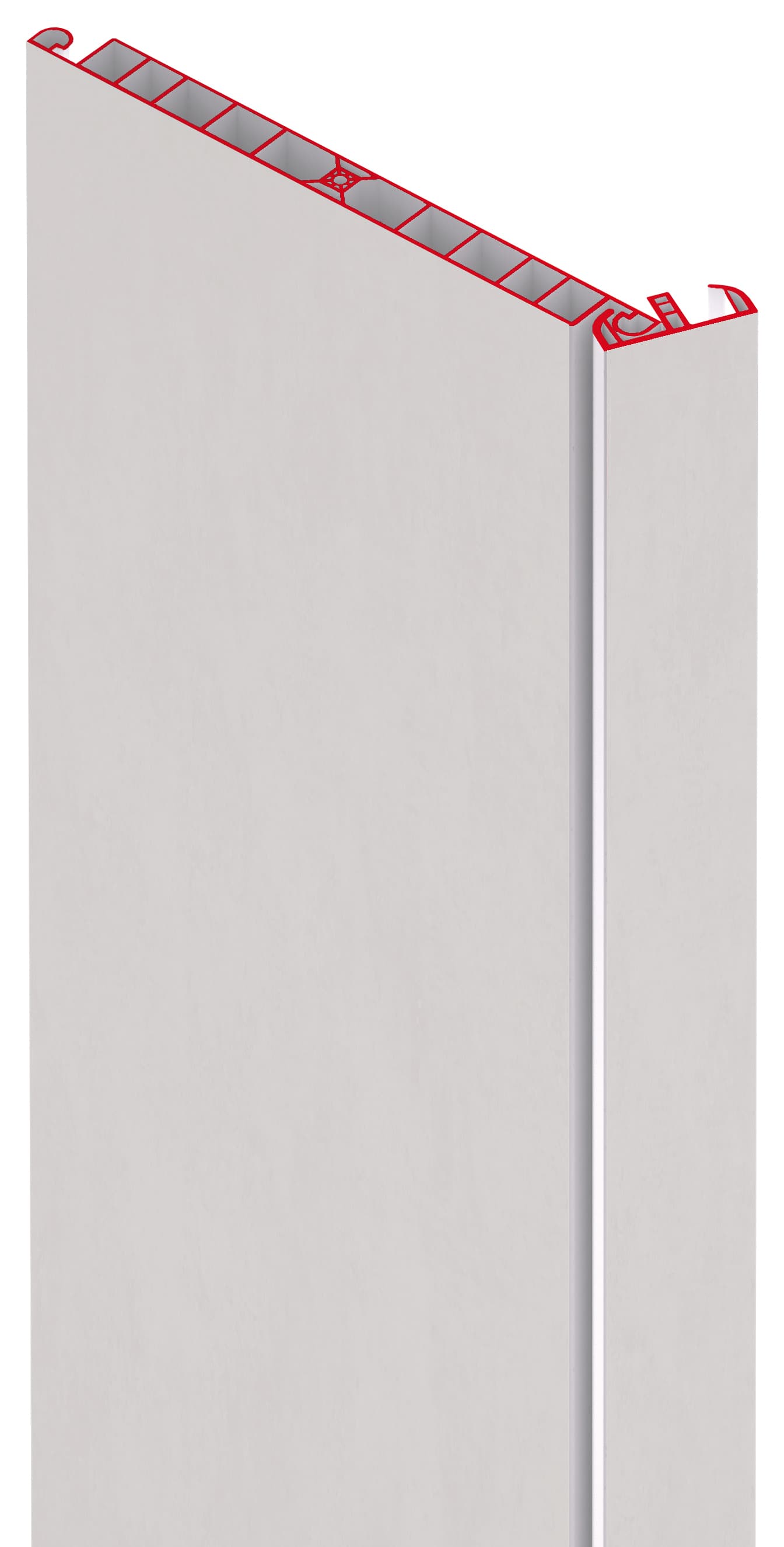 Pannello Aggiuntivo per Porta a Soffietto Monica Colore Bianco Cm 214 H - 2