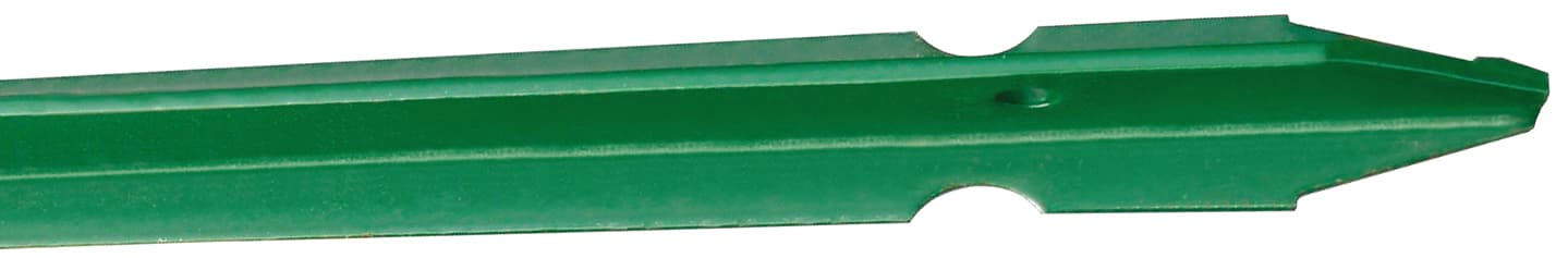 Paletto per Recinzioni Plastificato Verde H Cm 175 mm 30 x 30X3 5 10 Pezzi - 2
