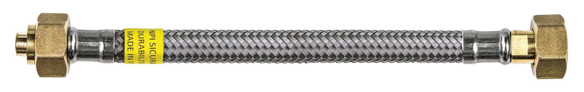Flessibile per Gas GPL NG8 Attacco 1 2F x 1 2F Cm 100 Parigi - 2
