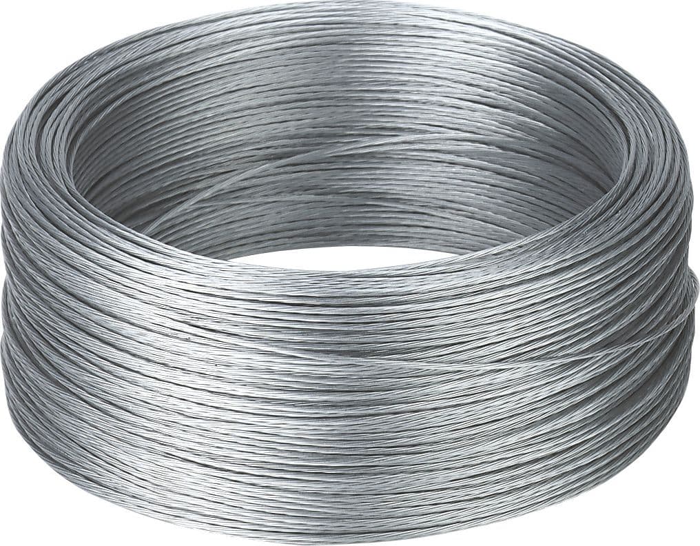 Filo Elettrificato per Recinto in Acciaio Zincato Intrecciato M 200 Ø Mm 1 - 2