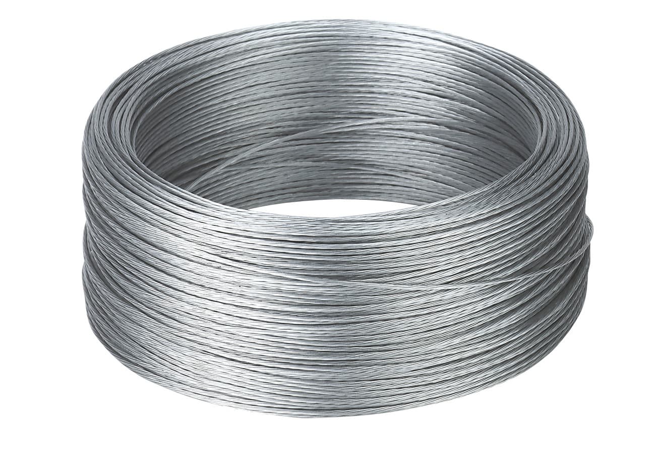 Filo Elettrificato per Recinto in Acciaio Zincato Intrecciato M 200 Ø Mm 1 - 2