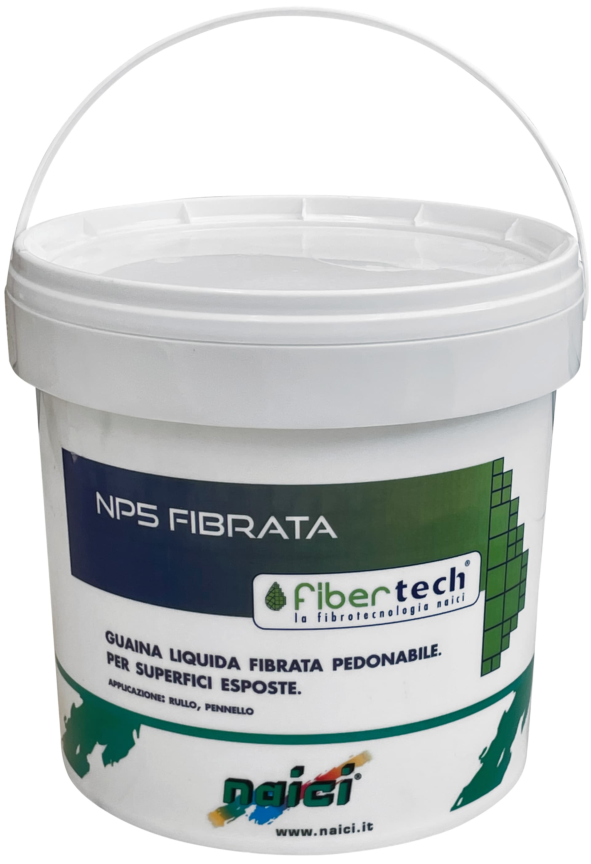 Guaina Liquida Fibrorinforzata NP5 Colore Verde Kg 20 Naici - 2