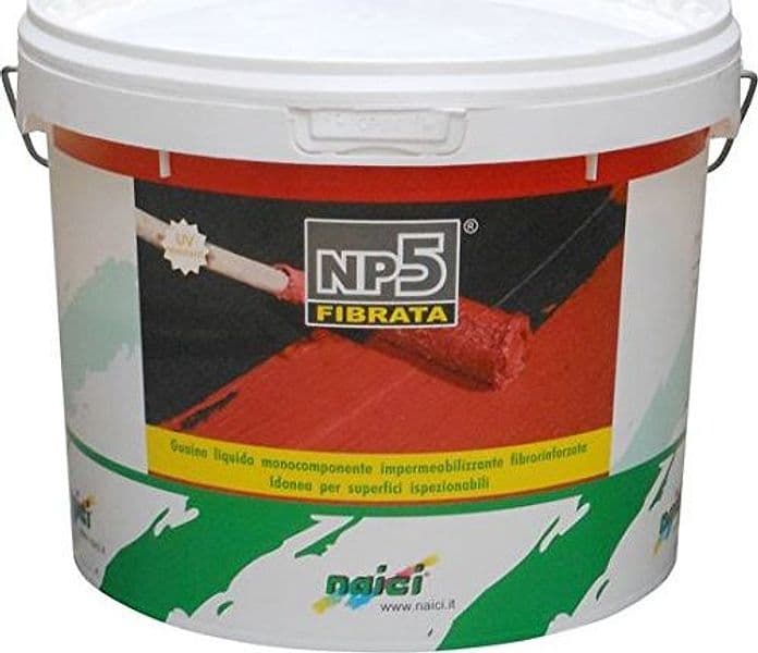 Guaina Liquida Fibrorinforzata NP5 Colore Grigio Kg 1 Naici