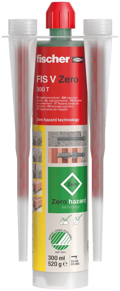 Ancorante Chimico Fis V Zero 300 T Cartuccia Ml. 300 10 Pezzi Fischer - 2