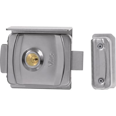 Serratura Cancello Applicare Elettrica V9083 Viro C.tondo Fisso con Scr - 2