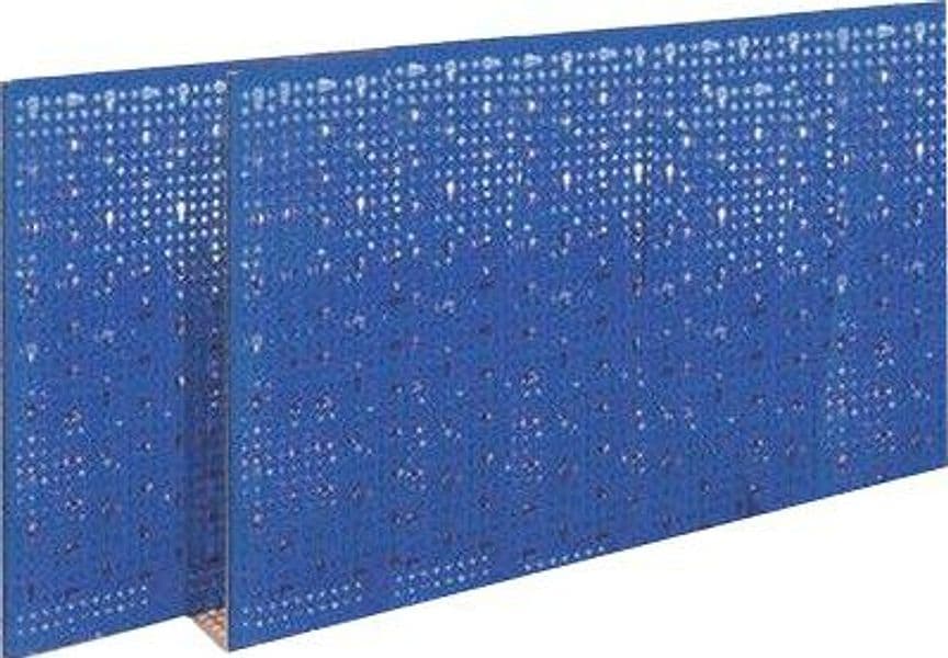Pannello Espositivo a Fori Asolati Acciaio Verniciato Cm 100X50 Blu - 2